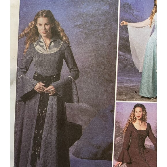 Simplicity Pattern 9891 Halloween Costume Renaissance Dress Size 14-16-18-20 - Picture 2 of 5